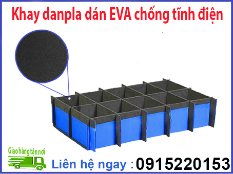Khay danpla dán EVA chống tĩnh điện sản xuất theo yêu cầu