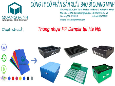 Thùng nhựa PP Danpla tại Hà Nội