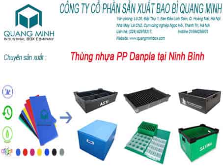 Thùng nhựa PP Danpla tại Ninh Bình