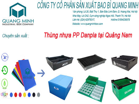 Thùng nhựa PP Danpla tại Quảng Nam